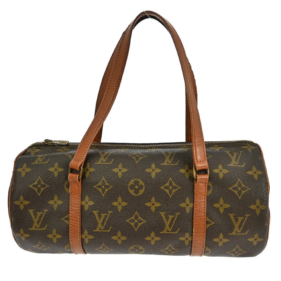 Louis Vuitton Papillon 30 Monogram Canvas Medium Brown Handbag M51365: Louis Vuitton Papillon 30 Monogram Canvas Medium Brown Handbag M51365 The Louis Vuitton Papillon 30 is a vintage medium-sized handbag crafted from signature monogram canvas with brown leather double h