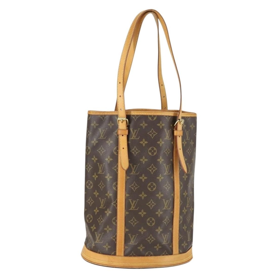 Louis Vuitton Bucket GM Monogram Canvas Shoulder Bag M42236 France: Louis Vuitton Bucket GM Monogram Canvas Shoulder Bag M42236 France This Louis Vuitton Monogram Bucket GM Shoulder Bag, model M42236, features the iconic monogram canvas exterior and is crafted in Fran