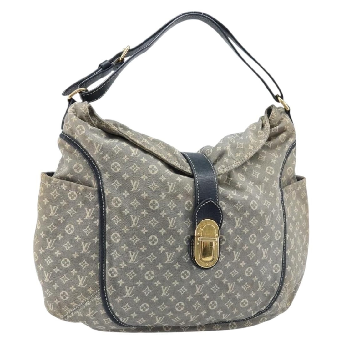 Louis Vuitton Romance Shoulder Bag Monogram Idylle Canvas Gray M56700: Louis Vuitton Romance Shoulder Bag Monogram Idylle Canvas Gray M56700 This Louis Vuitton Monogram Idylle Romance shoulder bag features a gray "Uncle" colorway and is crafted from Monogram Idylle canva
