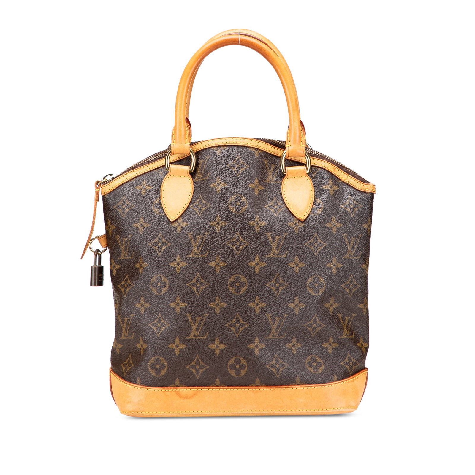 Louis Vuitton Monogram Lockit PM Stylish Canvas Bag: Louis Vuitton Monogram Lockit PM Stylish Canvas Bag This Louis Vuitton Monogram Lockit PM is a stylish bag crafted from iconic monogram canvas with vachetta leather trim. It features rolled vachetta l