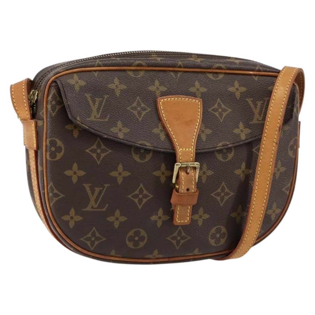 LOUIS VUITTON Monogram Jeune Fille GM Shoulder Bag M51225 Auth France: LOUIS VUITTON Monogram Jeune Fille GM Shoulder Bag M51225 Auth France This LOUIS VUITTON Monogram Jeune Fille GM Shoulder Bag combines luxury and practicality, showcasing a classic design that is both