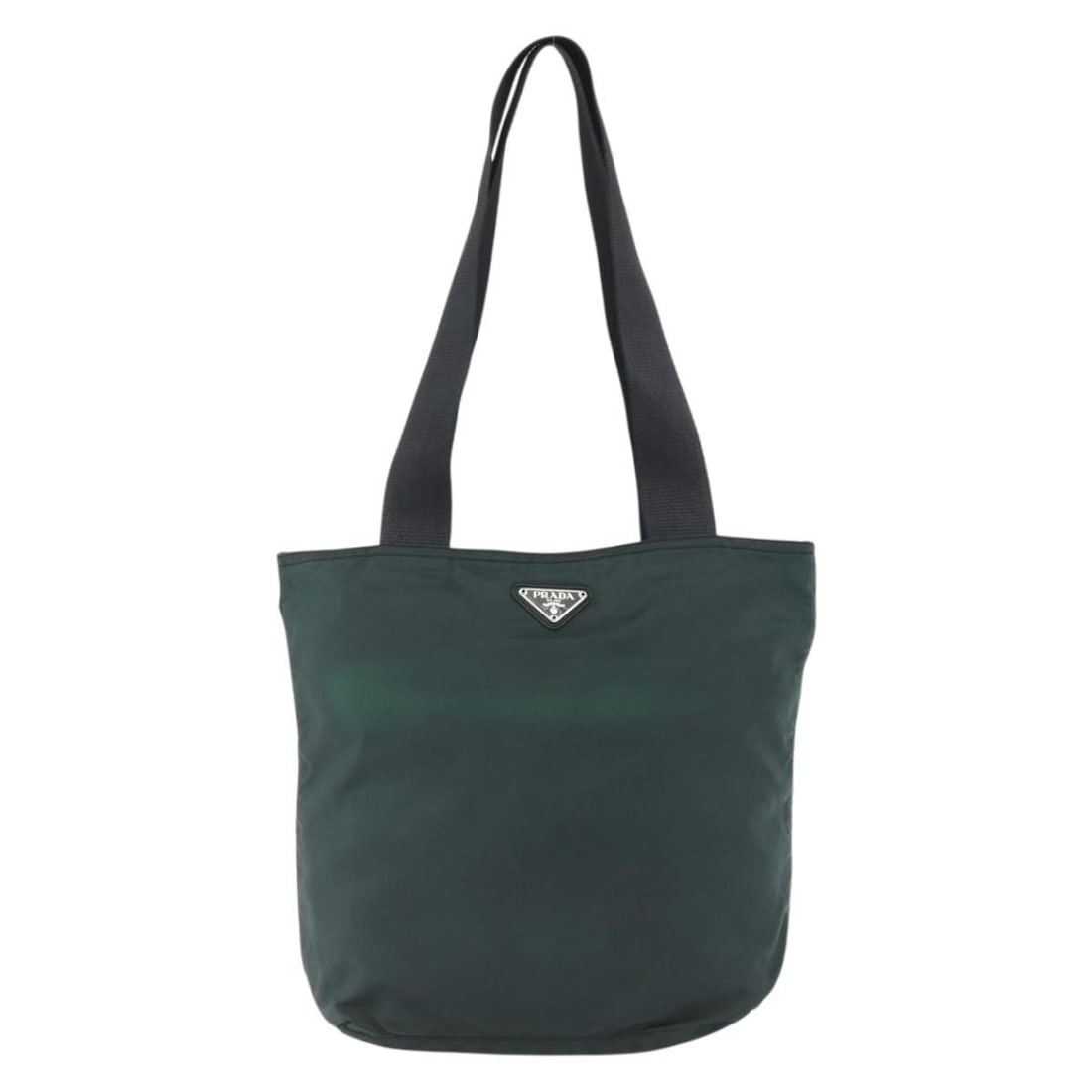 Prada Tessuto Vintage Green Nylon Zip Tote Bag 23cm x 29cm: Prada Tessuto Vintage Green Nylon Zip Tote Bag 23cm x 29cm This Prada Vintage Zip Tote is crafted from green nylon and designed for women. The bag features a zip closure and offers a spacious interior
