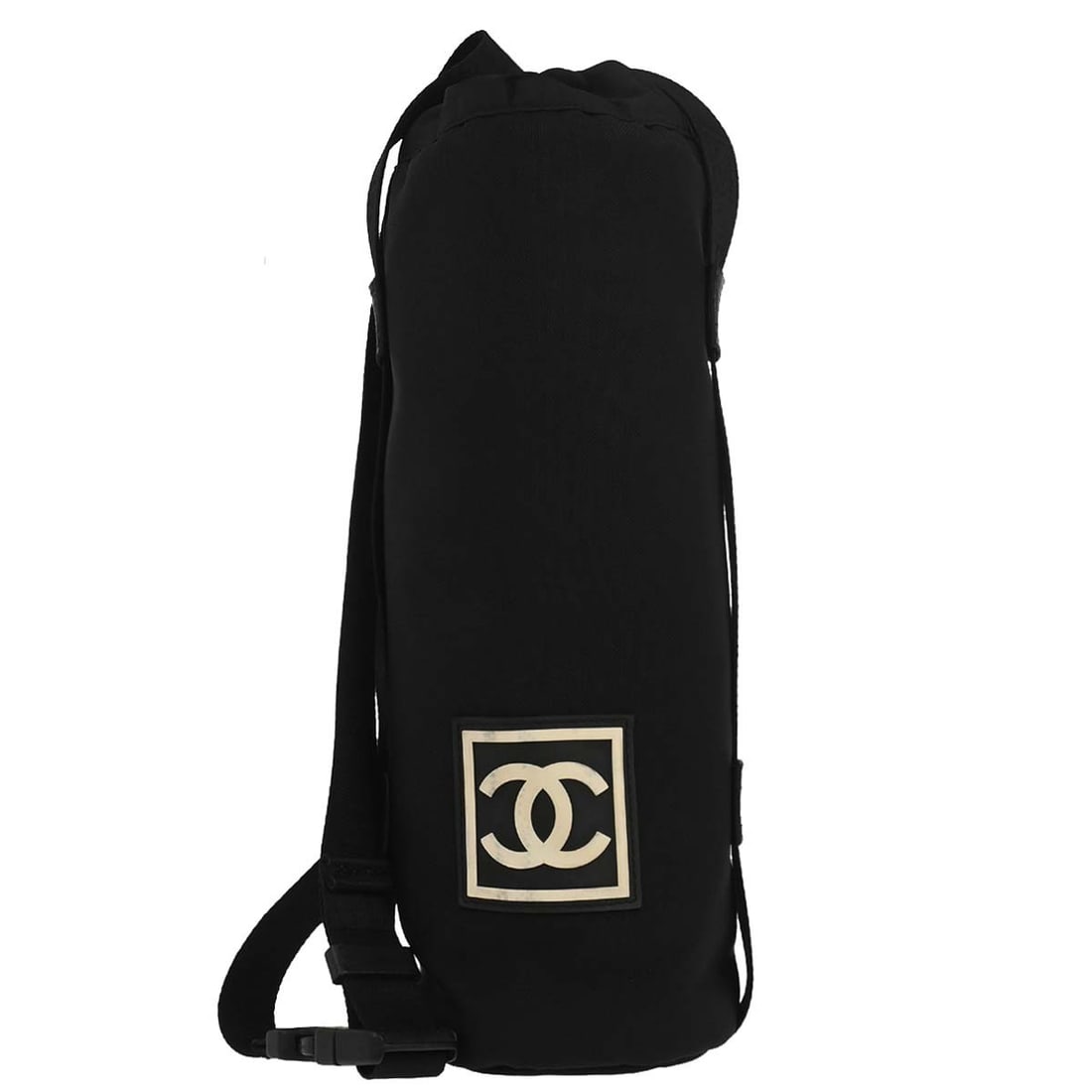 Chanel Sport Line Black Nylon Small Shoulder Bag With Bottle Holder (1 of 11)
