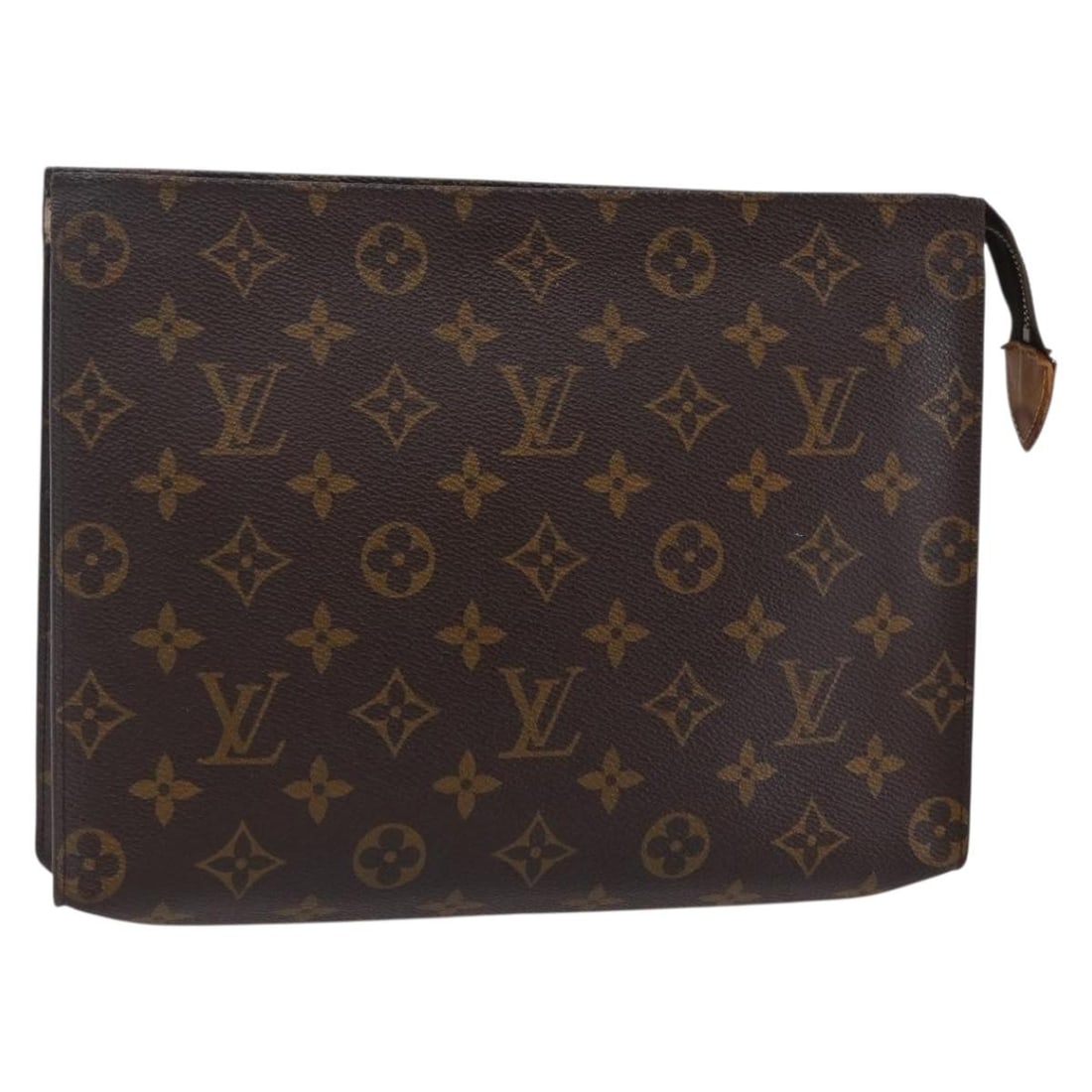 LOUIS VUITTON Monogram Poche Toilette 26 Pouch M47542 Authentic: LOUIS VUITTON Monogram Poche Toilette 26 Pouch M47542 Authentic This authentic LOUIS VUITTON Monogram Poche Toilette 26 Pouch showcases a classic design crafted from iconic Monogram Canvas. Made in Fr