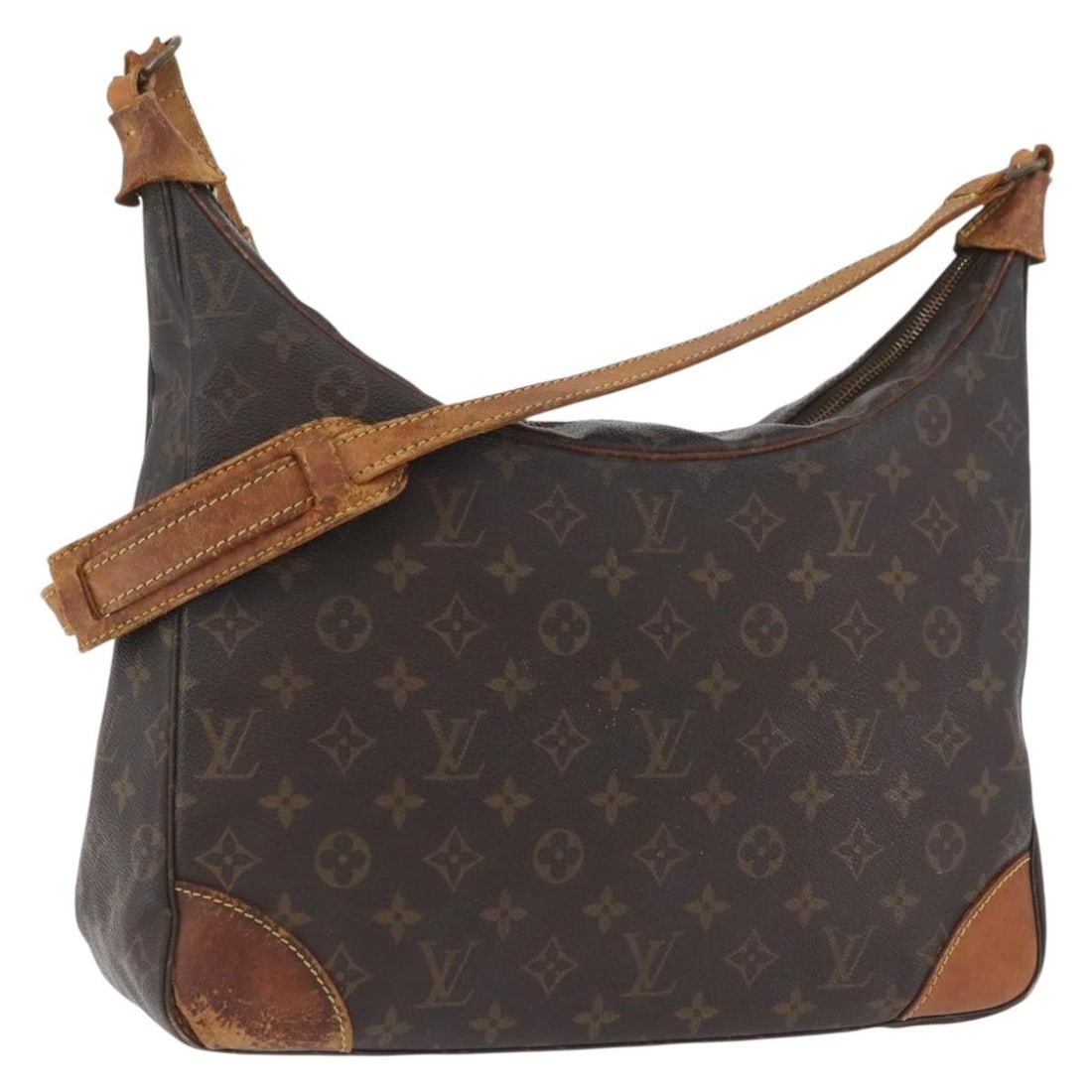 Monogram Canvas Boulogne 35 Shoulder Bag by Louis Vuitton M51260: Monogram Canvas Boulogne 35 Shoulder Bag by Louis Vuitton M51260 This is a Louis Vuitton Monogram Boulogne 35 shoulder bag crafted from signature monogram canvas. Designed for women, it features a spa