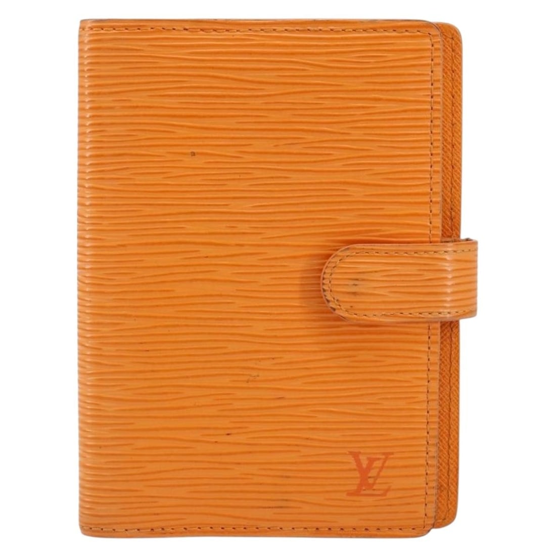 Louis Vuitton Epi Leather Orange Agenda Cover Day Planner: Louis Vuitton Epi Leather Orange Agenda Cover Day Planner This Louis Vuitton Agenda Cover in Epi leather features a vibrant orange color and is designed for women. Crafted in Spain, it offers a stylis