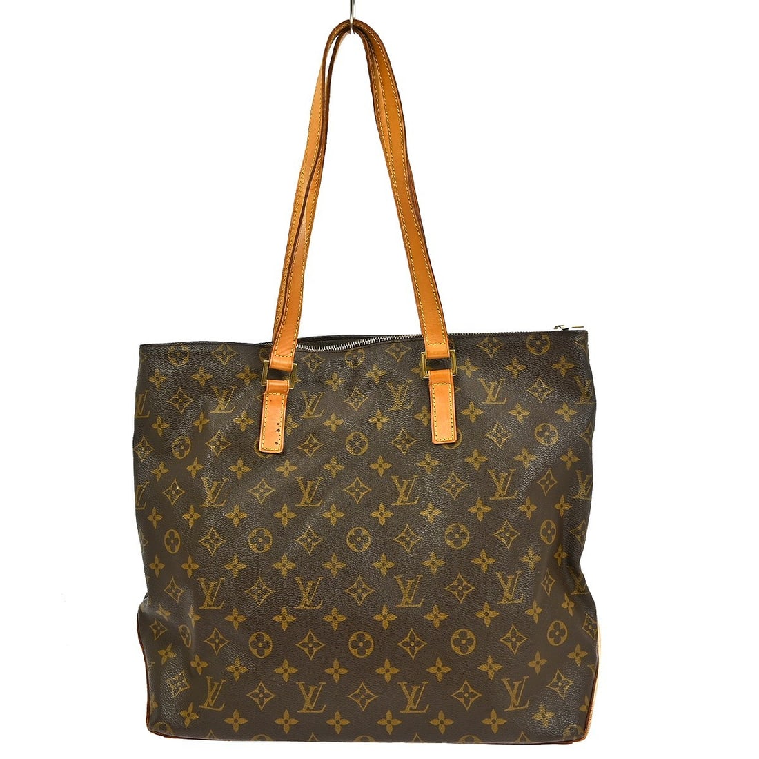Louis Vuitton Cabas Mezzo Monogram Canvas Large Tote Bag M51151: Louis Vuitton Cabas Mezzo Monogram Canvas Large Tote Bag M51151 The Louis Vuitton Cabas Mezzo tote bag features the iconic monogram canvas leather exterior with double leather handles and a zip closur