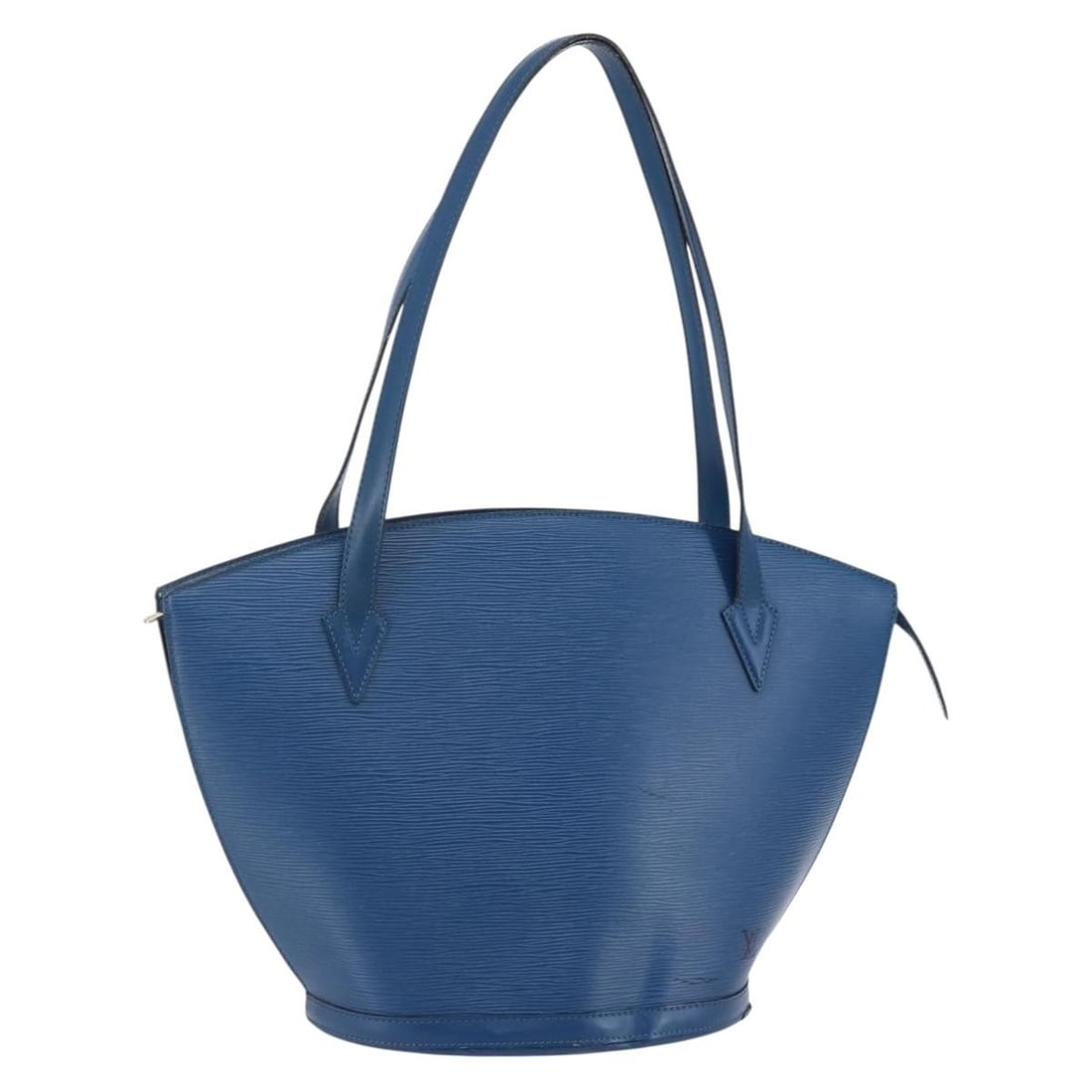 LOUIS VUITTON Epi Saint Jacques Blue Shoulder Bag M52275 Auth: LOUIS VUITTON Epi Saint Jacques Blue Shoulder Bag M52275 Auth This LOUIS VUITTON Epi Saint Jacques Shopping Shoulder Bag in a striking blue hue is an elegant accessory for any occasion. Crafted from d