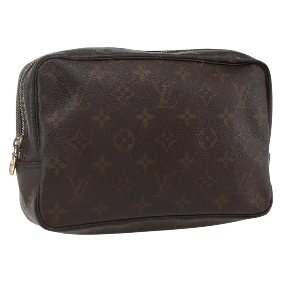 Monogram Canvas Trousse Toilette 23 Clutch by Louis Vuitton M47524: Monogram Canvas Trousse Toilette 23 Clutch by Louis Vuitton M47524 This Louis Vuitton Monogram Trousse Toilette 23 clutch bag features the brand's signature monogram canvas exterior and is crafted in 