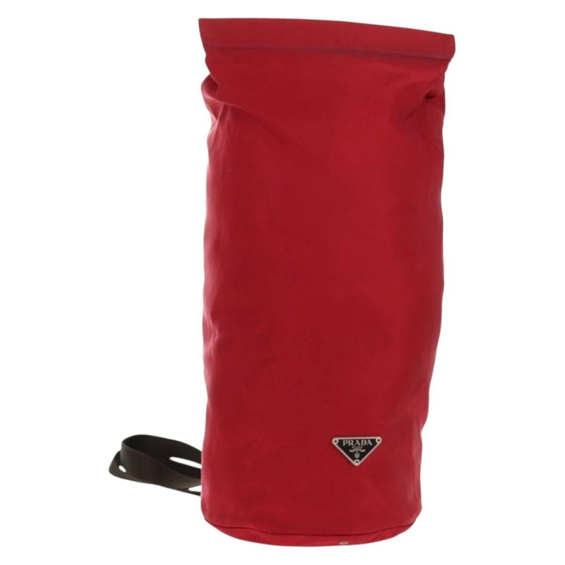 Prada red nylon shoulder bag Italy silver trim women: Prada red nylon shoulder bag Italy silver trim women This PRADA shoulder bag features a red and silver nylon exterior and is designed for women. Made in Italy, it offers a practical size with a strap 