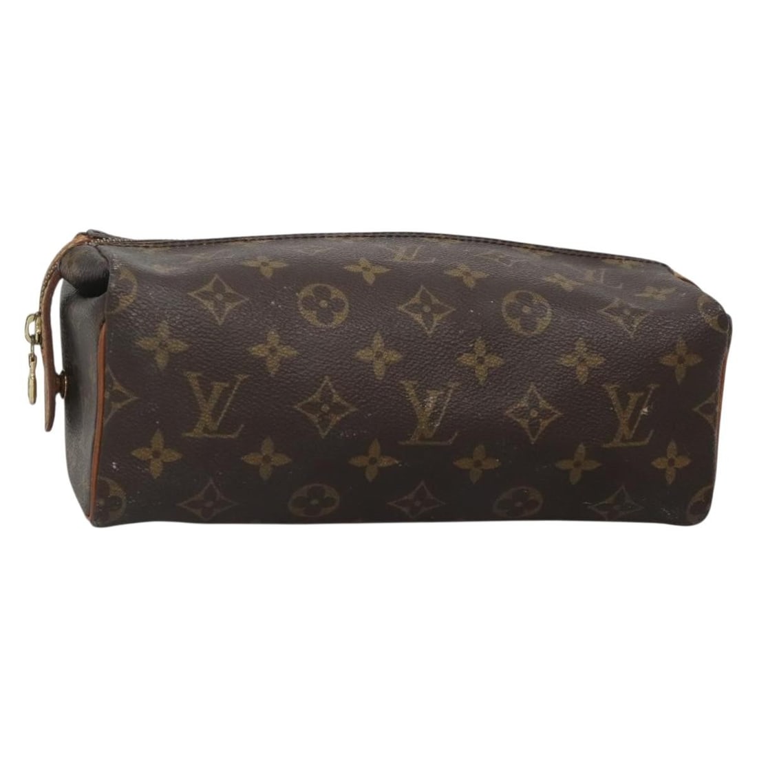 LOUIS VUITTON Monogram Cosmetic Pouch M47636 Authentic Made in France: LOUIS VUITTON Monogram Cosmetic Pouch M47636 Authentic Made in France This authentic LOUIS VUITTON Monogram Trousse Patte Pression Cosmetic Pouch is a chic and practical accessory for your cosmetics. 