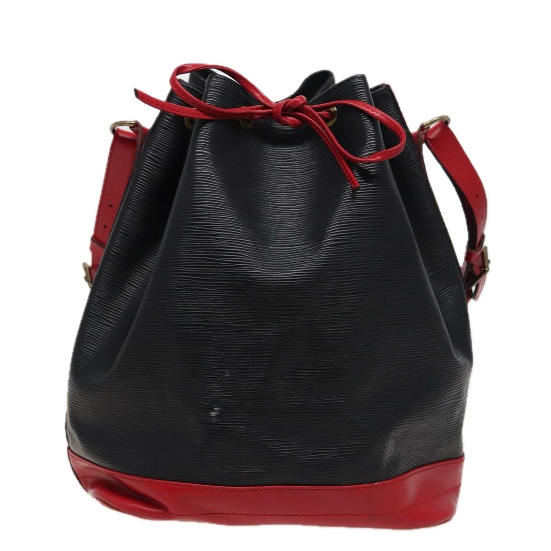 Louis Vuitton Noe Bicolor Black Epi Leather Shoulder Bag: Louis Vuitton Noe Bicolor Black Epi Leather Shoulder Bag This Louis Vuitton Bicolor Noe handbag is crafted from black Epi leather and designed for women. The bag features a spacious interior and an ad