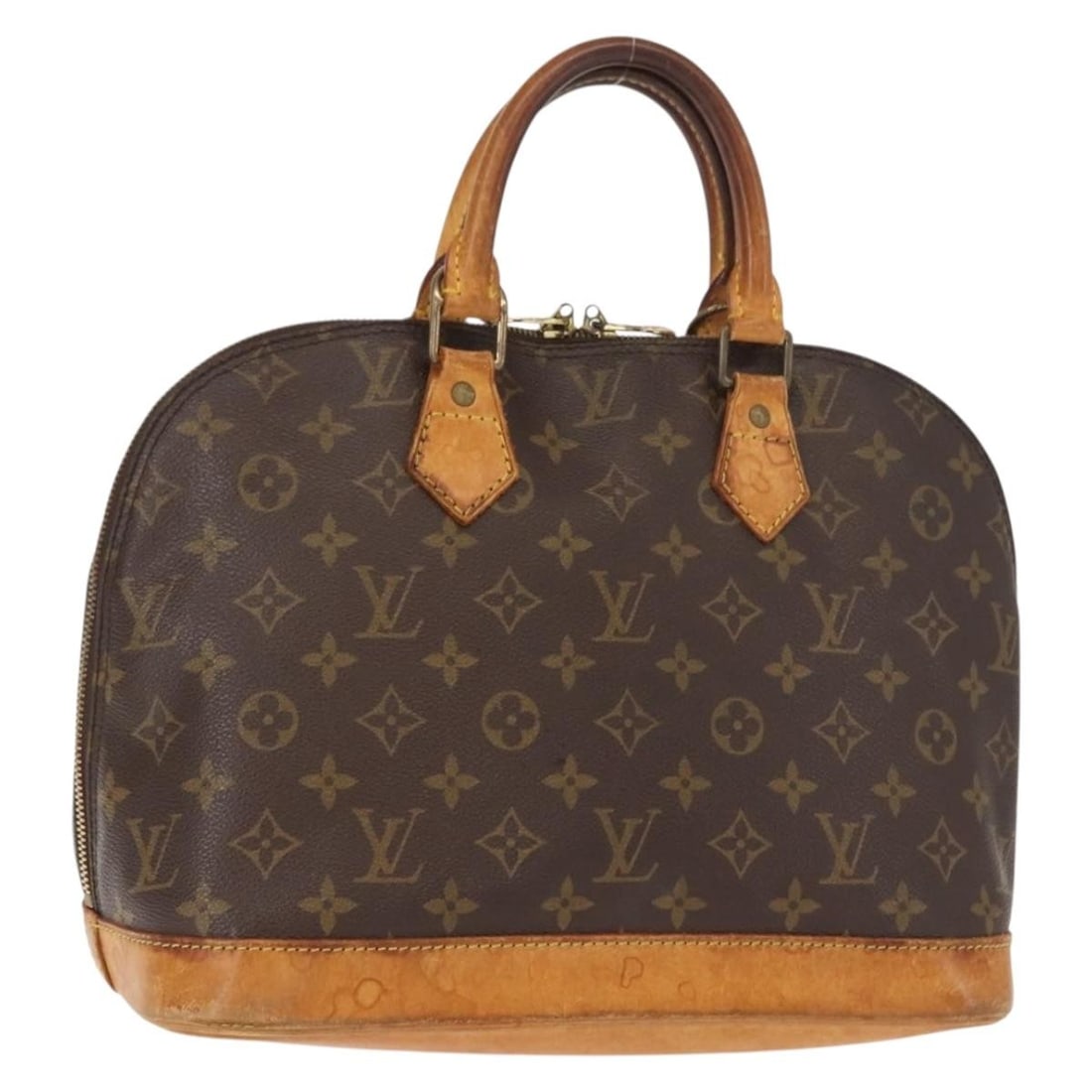 LOUIS VUITTON Monogram Alma Hand Bag M51130 Auth France: LOUIS VUITTON Monogram Alma Hand Bag M51130 Auth France This authentic Louis Vuitton Monogram Alma Hand Bag (Model: M51130) is a stylish and functional accessory, crafted in France from durable Monogr