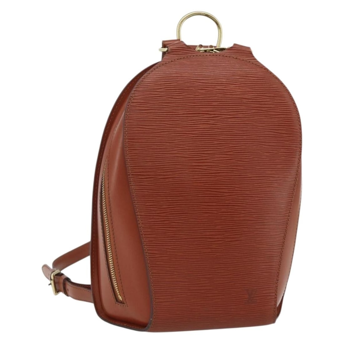 Louis Vuitton Mabillon Epi Leather Brown Backpack M52233: Louis Vuitton Mabillon Epi Leather Brown Backpack M52233 This Louis Vuitton Epi Mabillon backpack in brown features the signature textured Epi leather and is designed for women. The bag measures appro