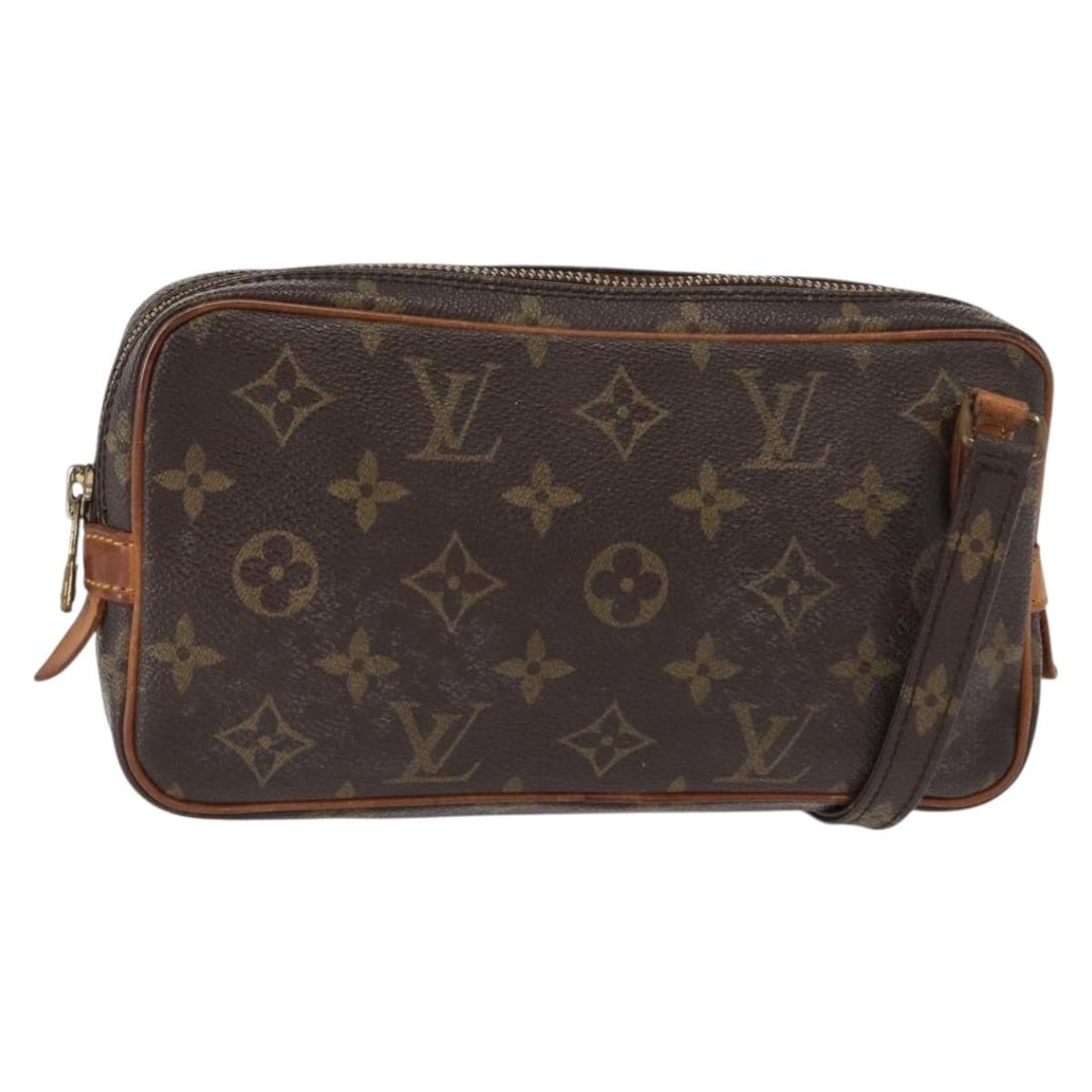 LOUIS VUITTON Monogram Marly Bandouliere Shoulder Bag M51828 Authentic: LOUIS VUITTON Monogram Marly Bandouliere Shoulder Bag M51828 Authentic This Louis Vuitton Monogram Marly Bandouliere Shoulder Bag is a timeless piece, crafted from durable monogram canvas and originat