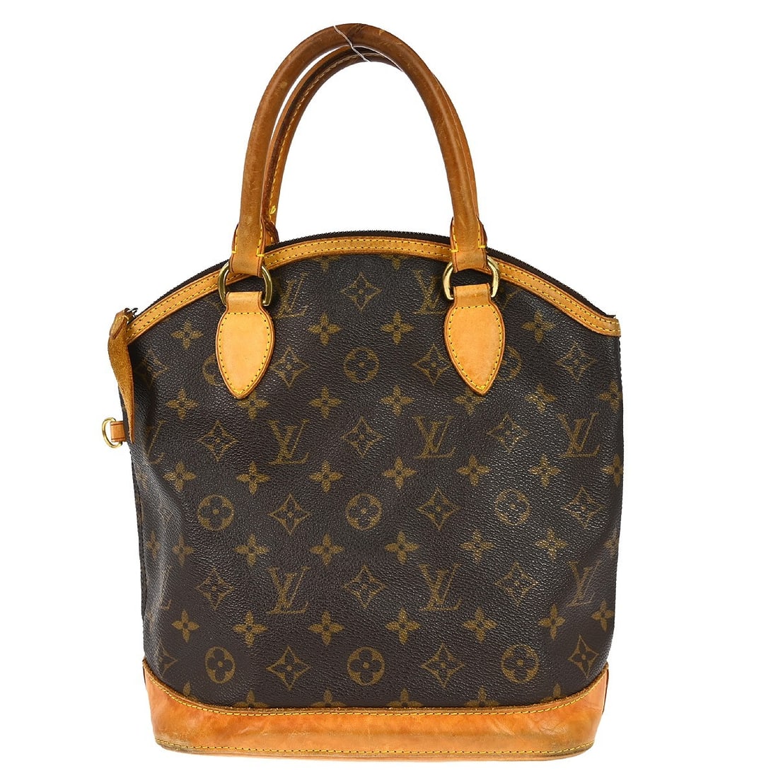 Louis Vuitton Lockit Monogram Canvas Medium Brown Tote Bag M40102: Louis Vuitton Lockit Monogram Canvas Medium Brown Tote Bag M40102 This Louis Vuitton Lockit tote handbag features the iconic monogram canvas leather exterior with a brown colorway. It offers a medium-