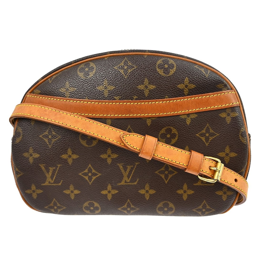 Louis Vuitton Blois Monogram Crossbody Bag M51221: Louis Vuitton Blois Monogram Crossbody Bag M51221 This Louis Vuitton Monogram Blois crossbody bag features the signature monogram canvas leather exterior with brown leather accents and an adjustable c
