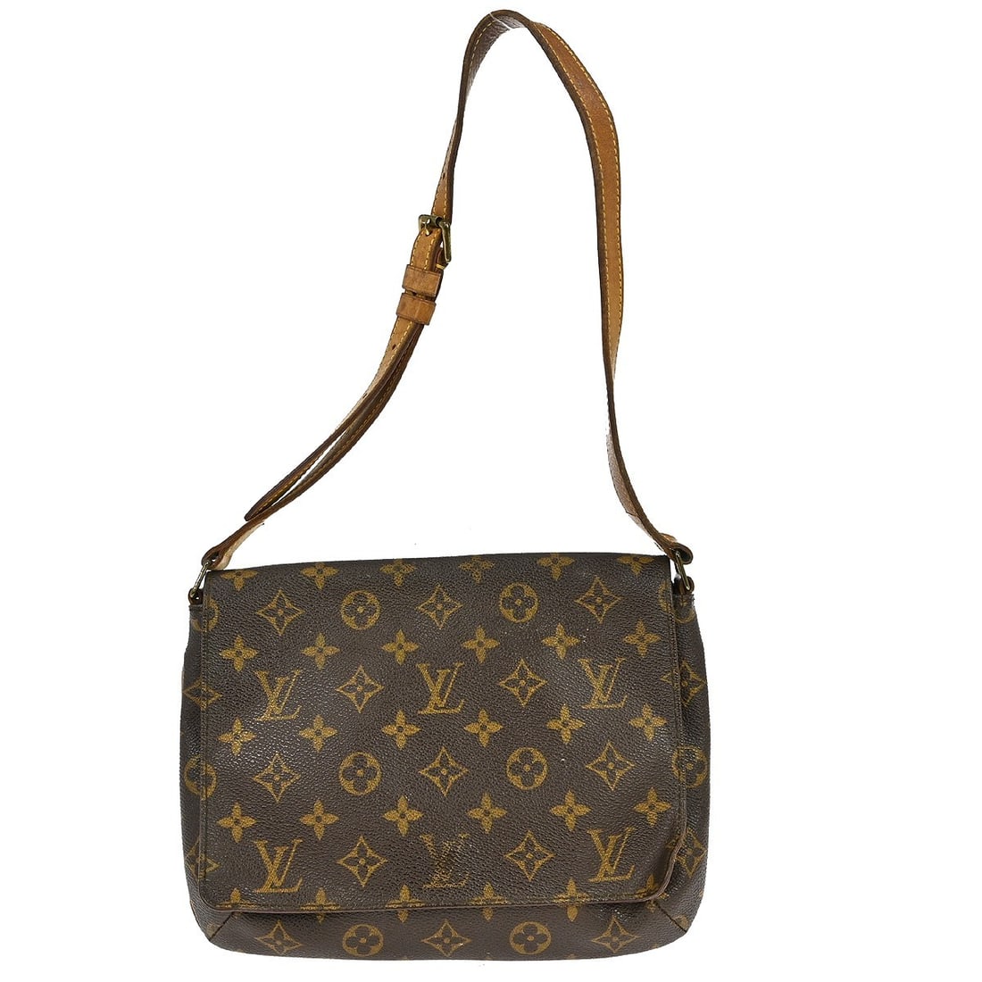 Louis Vuitton Musette Tango Monogram Canvas Short Strap Shoulder Bag M51257: Louis Vuitton Musette Tango Monogram Canvas Short Strap Shoulder Bag M51257 This is a vintage Louis Vuitton Musette Tango short shoulder bag crafted from monogram canvas with a brown exterior and beig