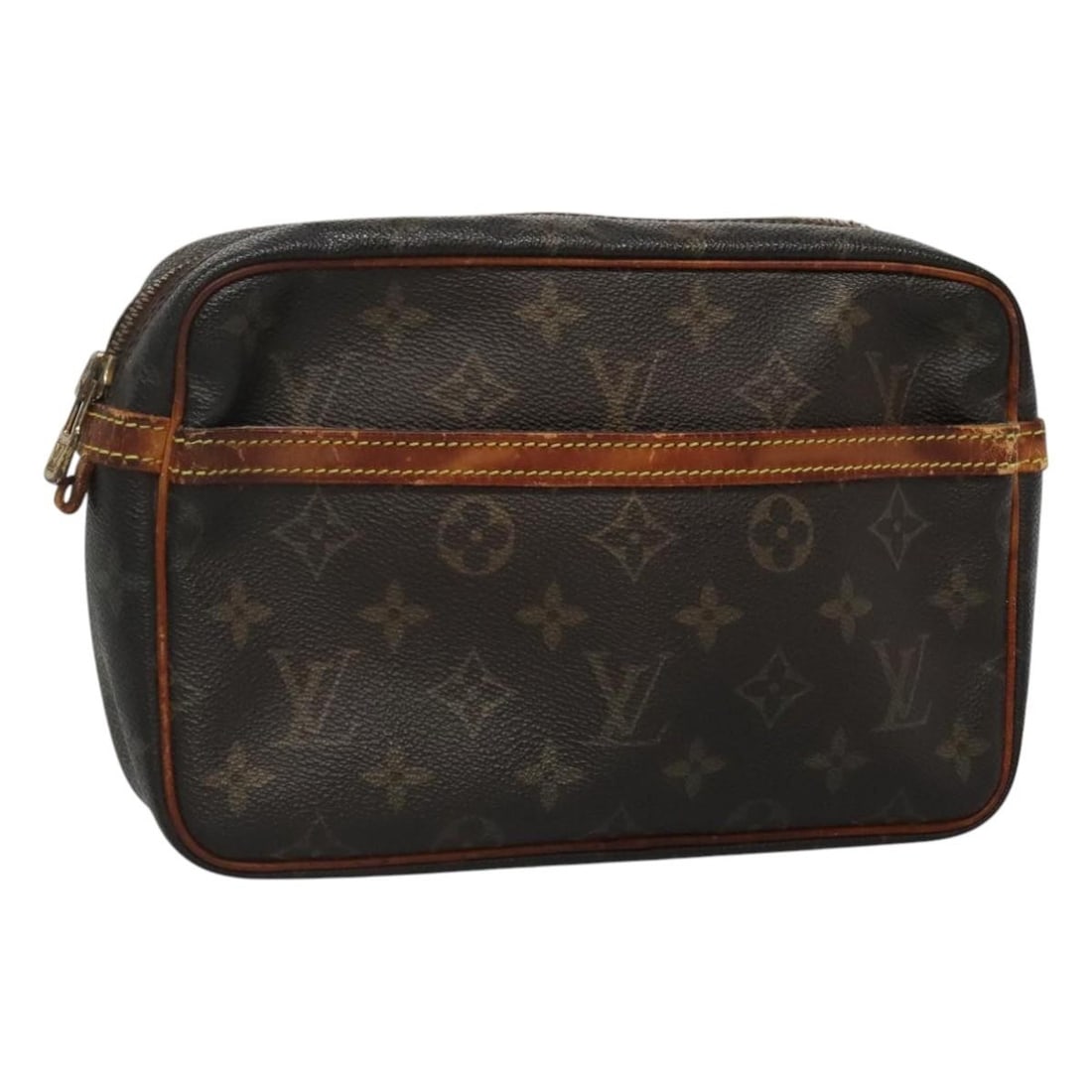 Louis Vuitton Compiegne 23 Monogram Canvas Women's Clutch Bag M51847 France: Louis Vuitton Compiegne 23 Monogram Canvas Women's Clutch Bag M51847 France This Louis Vuitton Compiegne 23 clutch bag features the iconic monogram canvas exterior, crafted for women. The bag is made 