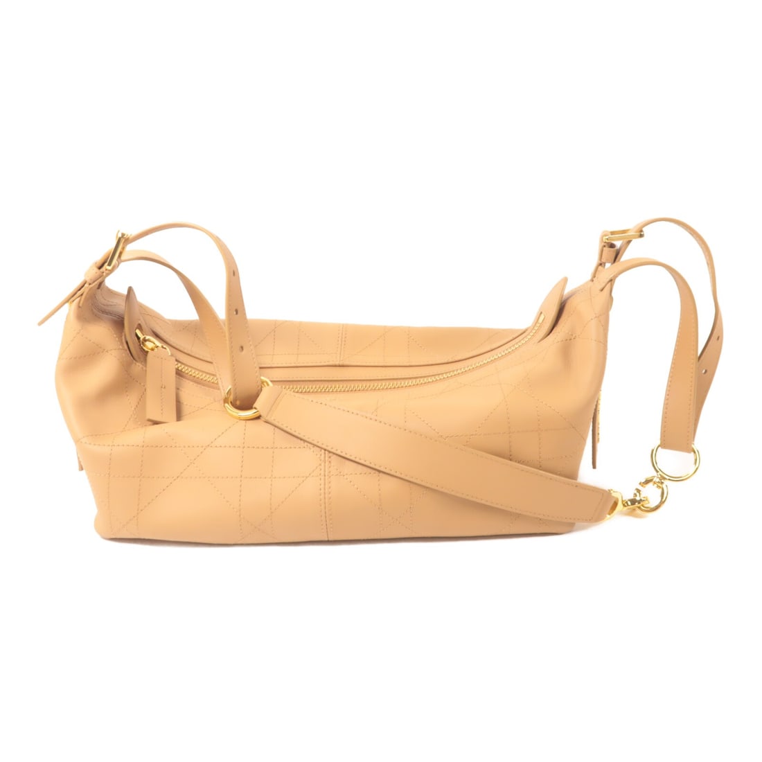 Dior D-Journey Brown Calfskin Shoulder Bag GHW (1 of 12)