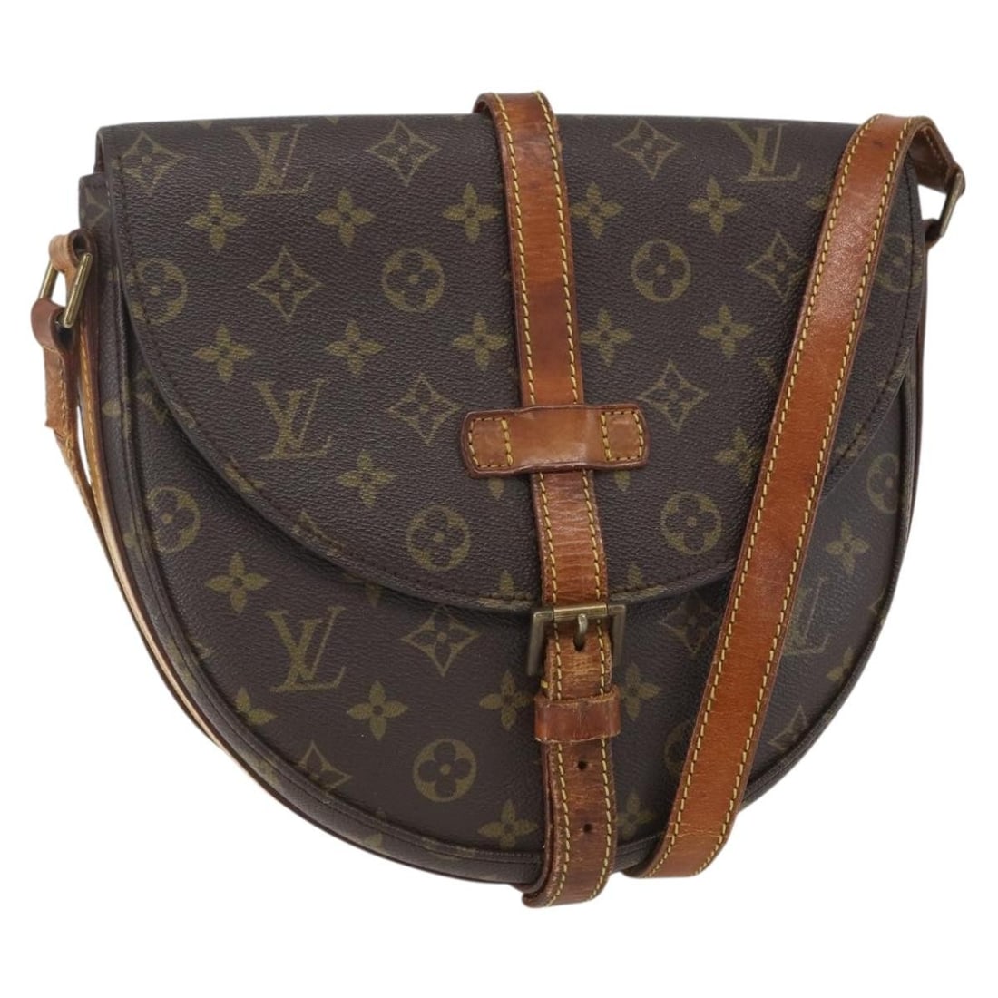 LOUIS VUITTON Monogram Chantilly GM Shoulder Bag M51232 Authentic France (1 of 18)