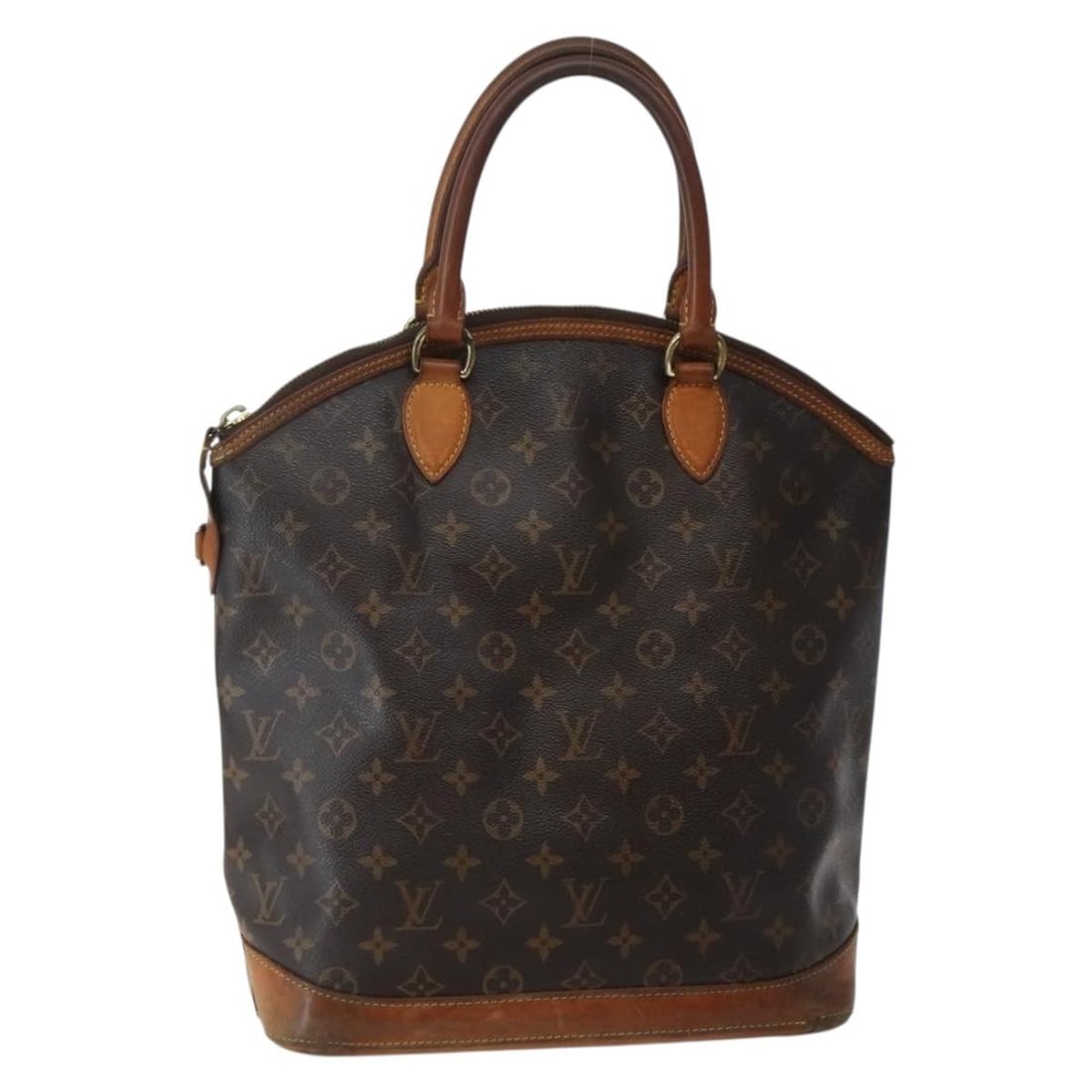 LOUIS VUITTON Monogram Lockit Vertical Hand Bag M40103 France: LOUIS VUITTON Monogram Lockit Vertical Hand Bag M40103 France This LOUIS VUITTON Monogram Lockit Vertical Hand Bag (M40103) showcases the iconic monogram canvas exterior, exuding timeless elegance. Me