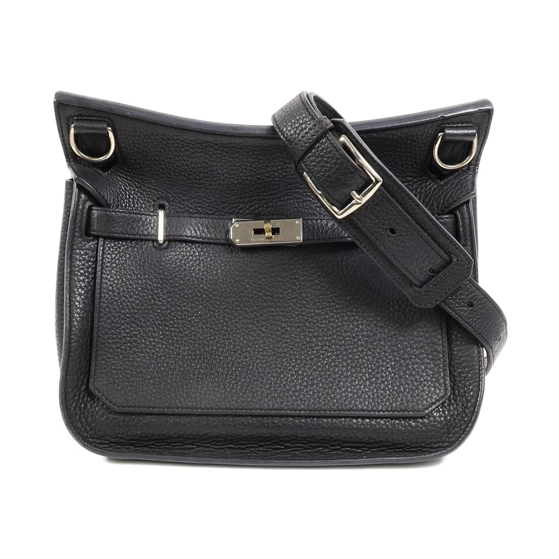 Hermes Jypsiere 28 Togo Leather Black Shoulder Bag: Hermes Jypsiere 28 Togo Leather Black Shoulder Bag This Hermes Jypsiere 28 shoulder bag is crafted from Togo calfskin leather in a classic black color. Designed for women, it features a practical silh