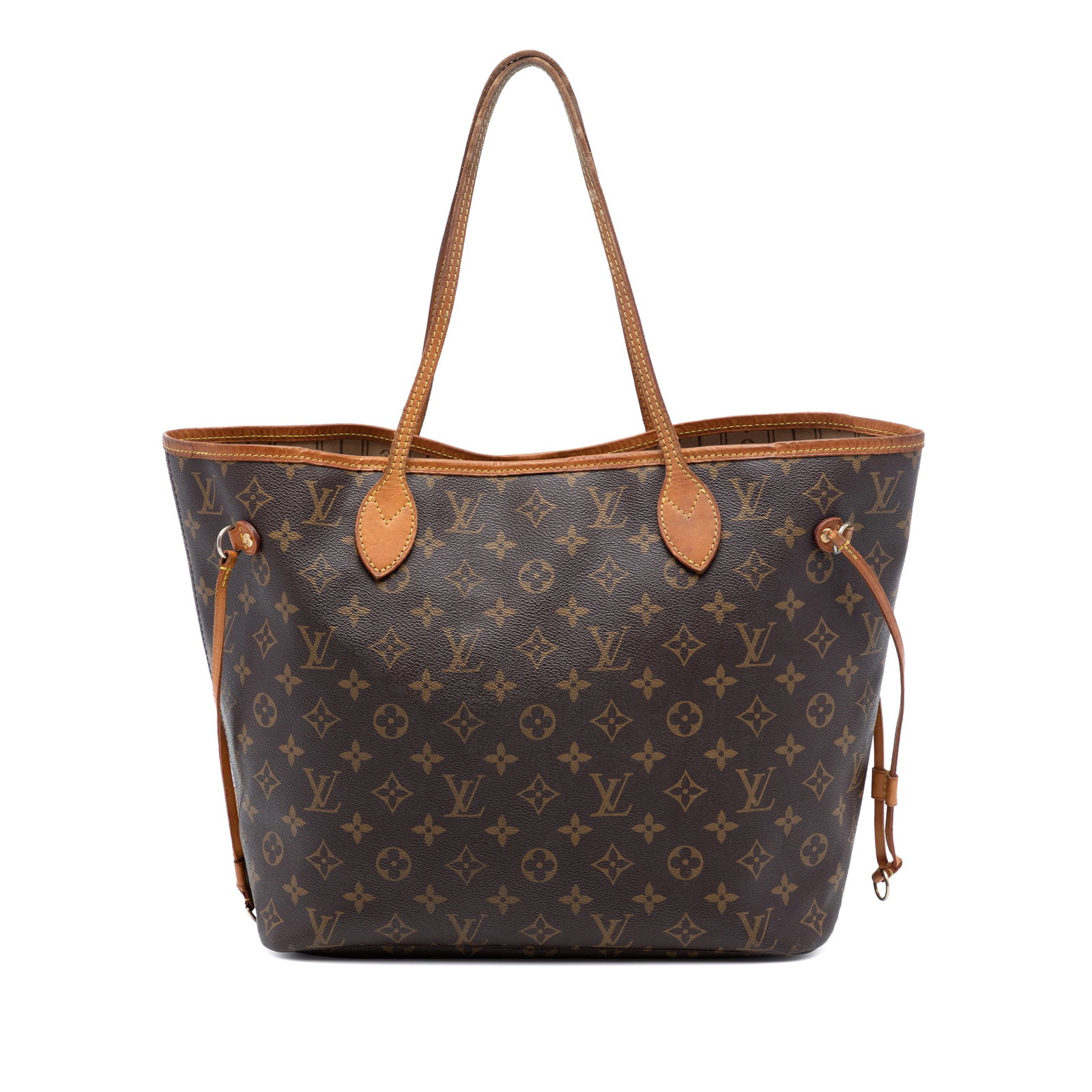 Louis Vuitton Neverfull MM Brown Monogram Canvas Tote Bag (1 of 7)