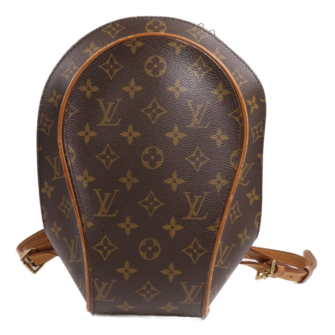 LOUIS VUITTON Ellipse Monogram Backpack M51125 Brown GHW Rucksack: LOUIS VUITTON Ellipse Monogram Backpack M51125 Brown GHW Rucksack Experience luxury and functionality with this LOUIS VUITTON Ellipse Sac A Dos Backpack. Crafted from durable PVC coated canvas, this s