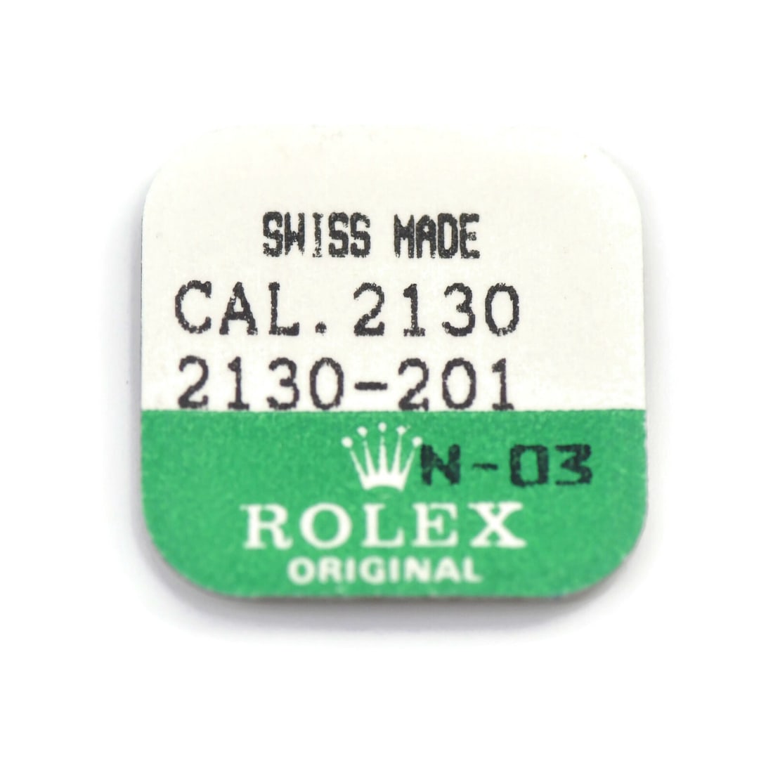 Rolex Winding Stem Set for Caliber 2130-201 - 3 Pieces: Rolex Winding Stem Set for Caliber 2130-201 - 3 Pieces Enhance the functionality of your Rolex with this pre-owned winding stem, specifically designed for the Rolex Caliber 2130-201 model. This item i