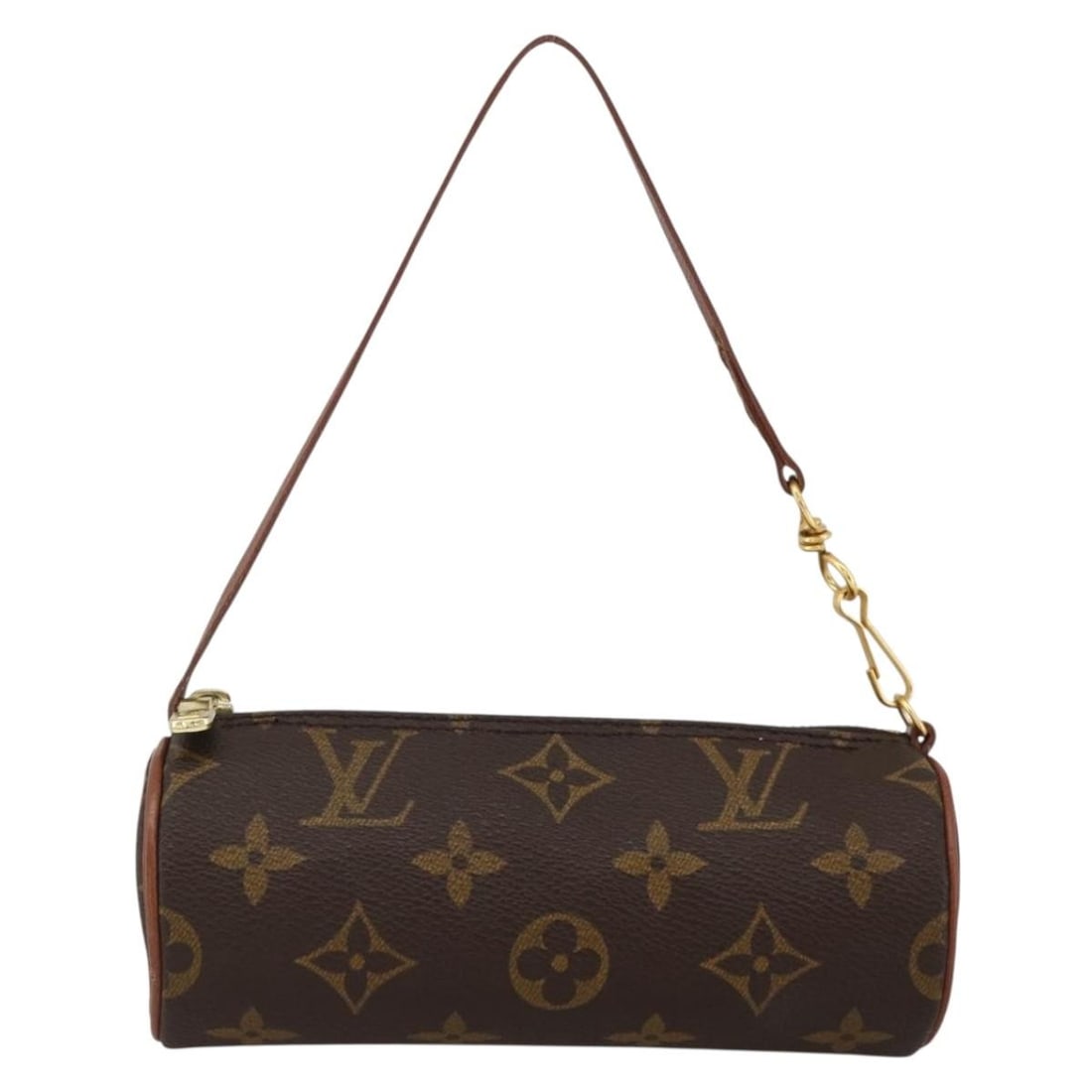Louis Vuitton Monogram Canvas Papillon Pochette Brown Handbag France: Louis Vuitton Monogram Canvas Papillon Pochette Brown Handbag France The Louis Vuitton Papillon Pochette features the iconic Monogram canvas in brown, designed for women. This compact accessory is cra