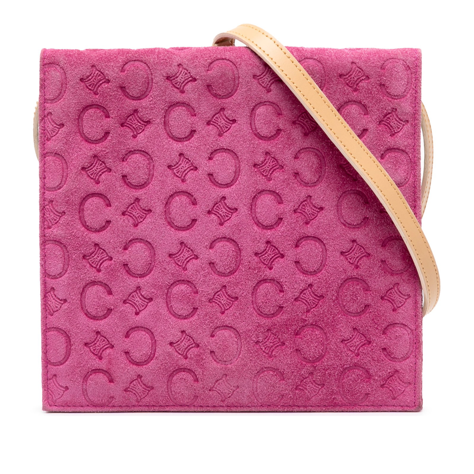 Celine C Macadam Suede Crossbody Bag Pink Leather Spain: Celine C Macadam Suede Crossbody Bag Pink Leather Spain Discover elegance with the Celine C Macadam Suede Crossbody bag, a stylish accessory crafted from premium suede. This charming pink bag features