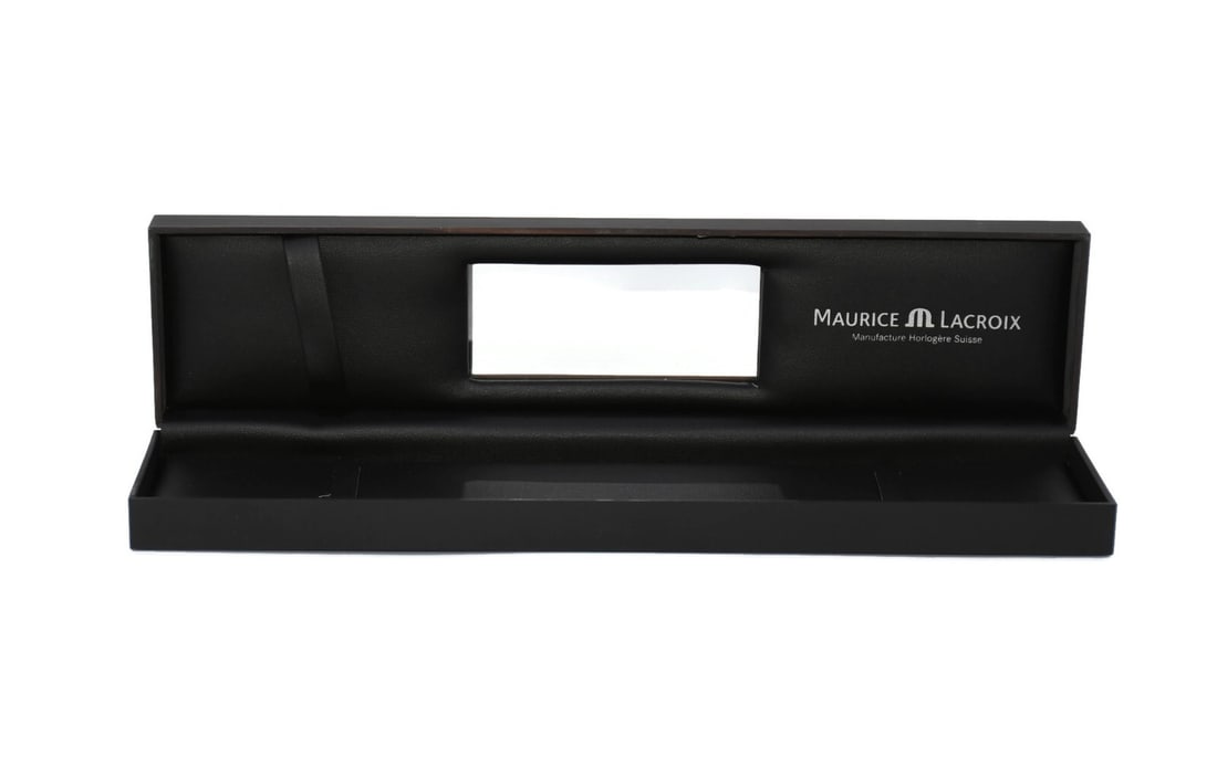 Maurice Lacroix 100% Authentic Single Watch Presentation Box 11x3x1: Maurice Lacroix 100% Authentic Single Watch Presentation Box 11x3x1 This Maurice Lacroix Watch Box is a stylish presentation box designed for a single watch. It is crafted with high-quality materials,