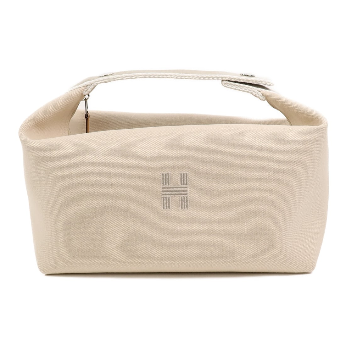 Hermes Bride a Brac GM Canvas Handbag Beige PHW (1 of 16)