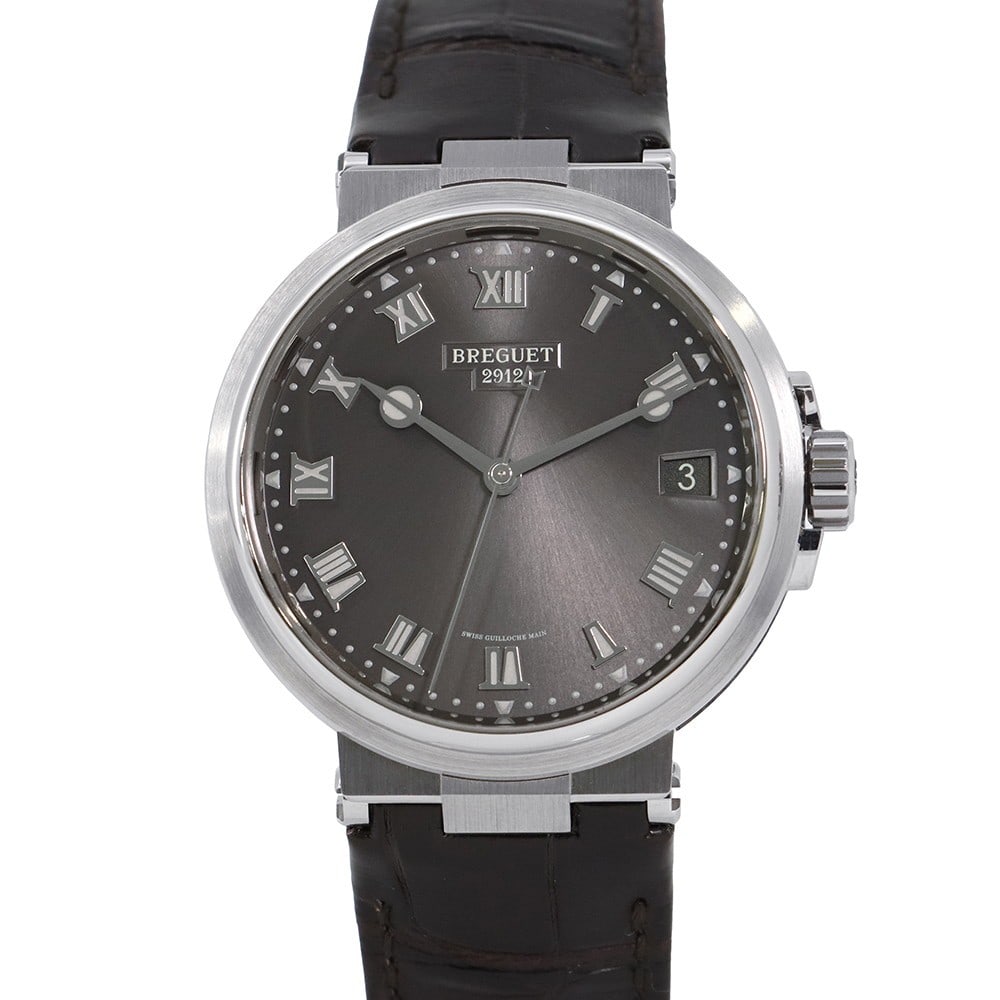 Breguet Marine Titanium Automatic Date Watch 5517TI G2 9ZU (1 of 11)