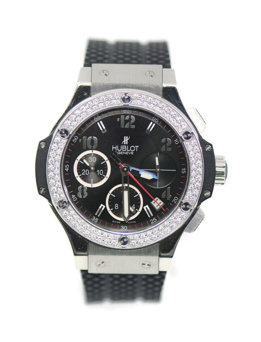 Hublot Big Bang Diamond Watch 341.SX.130.RX.114 Stainless Steel: Hublot Big Bang Diamond Watch 341.SX.130.RX.114 Stainless Steel The Hublot Big Bang Diamond Stainless Steel Watch is a stunning timepiece that combines luxury with functionality. This watch features a