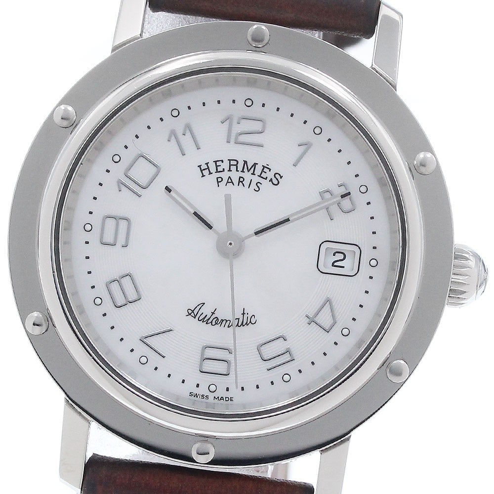 Hermes Clipper CL5.410 automatic date wristwatch (1 of 7)