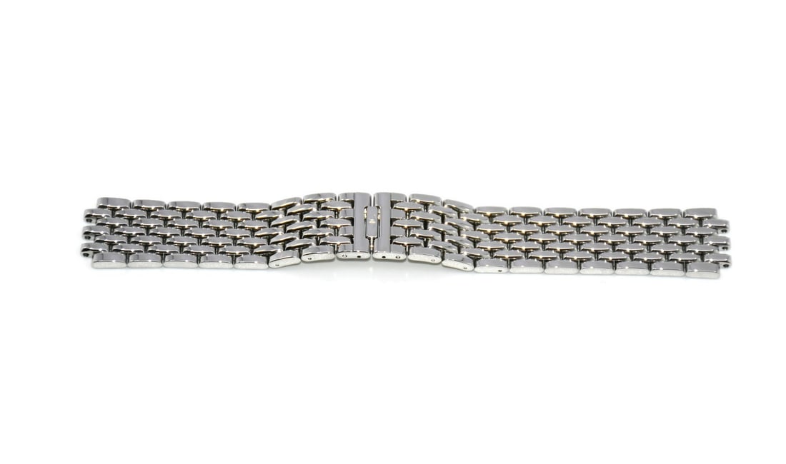 Jaeger-LeCoultre 18mm Stainless Steel Wristwatch Bracelet Authentic: Jaeger-LeCoultre 18mm Stainless Steel Wristwatch Bracelet Authentic Enhance your timepiece with this exquisite Jaeger-LeCoultre stainless steel bracelet, designed for wristwatch use. Crafted with prec
