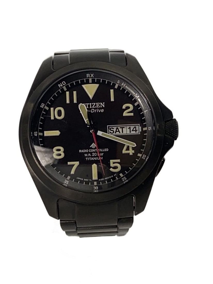 Citizen Eco-Drive Black Quartz Men's Wristwatch H100-R014749: Citizen Eco-Drive Black Quartz Men's Wristwatch H100-R014749 This CITIZEN Eco-Drive Quartz H100-R014749 men's wristwatch features a black case and dial, designed for everyday use. Made in Japan, it op