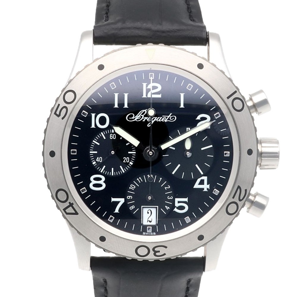Breguet Type XX Transatlantique Automatic Chronograph Stainless Steel Watch (1 of 12)