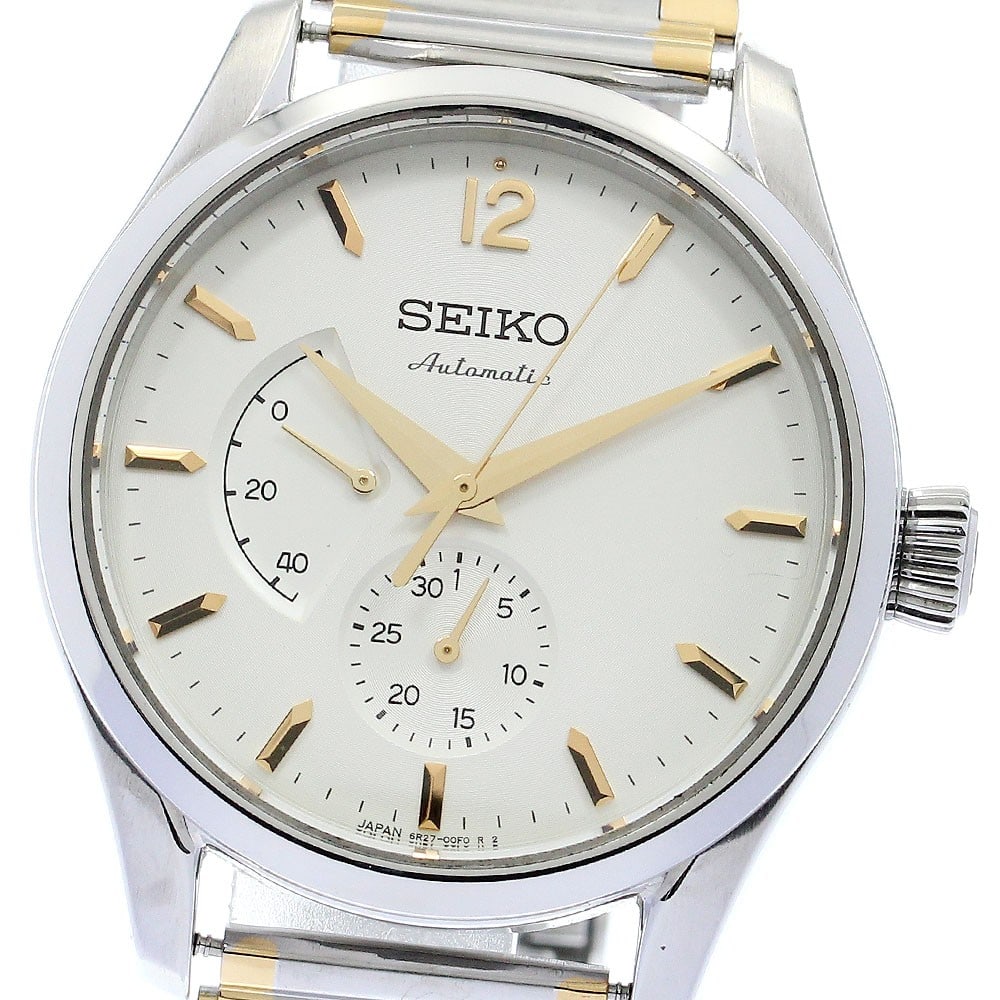 Seiko Presage 135th Anniversary Automatic Date Power Reserve Watch: Seiko Presage 135th Anniversary Automatic Date Power Reserve Watch This Seiko Presage 135th Anniversary Limited Edition men's wristwatch, reference SARW027/6R27-00K0, features a stainless steel case w