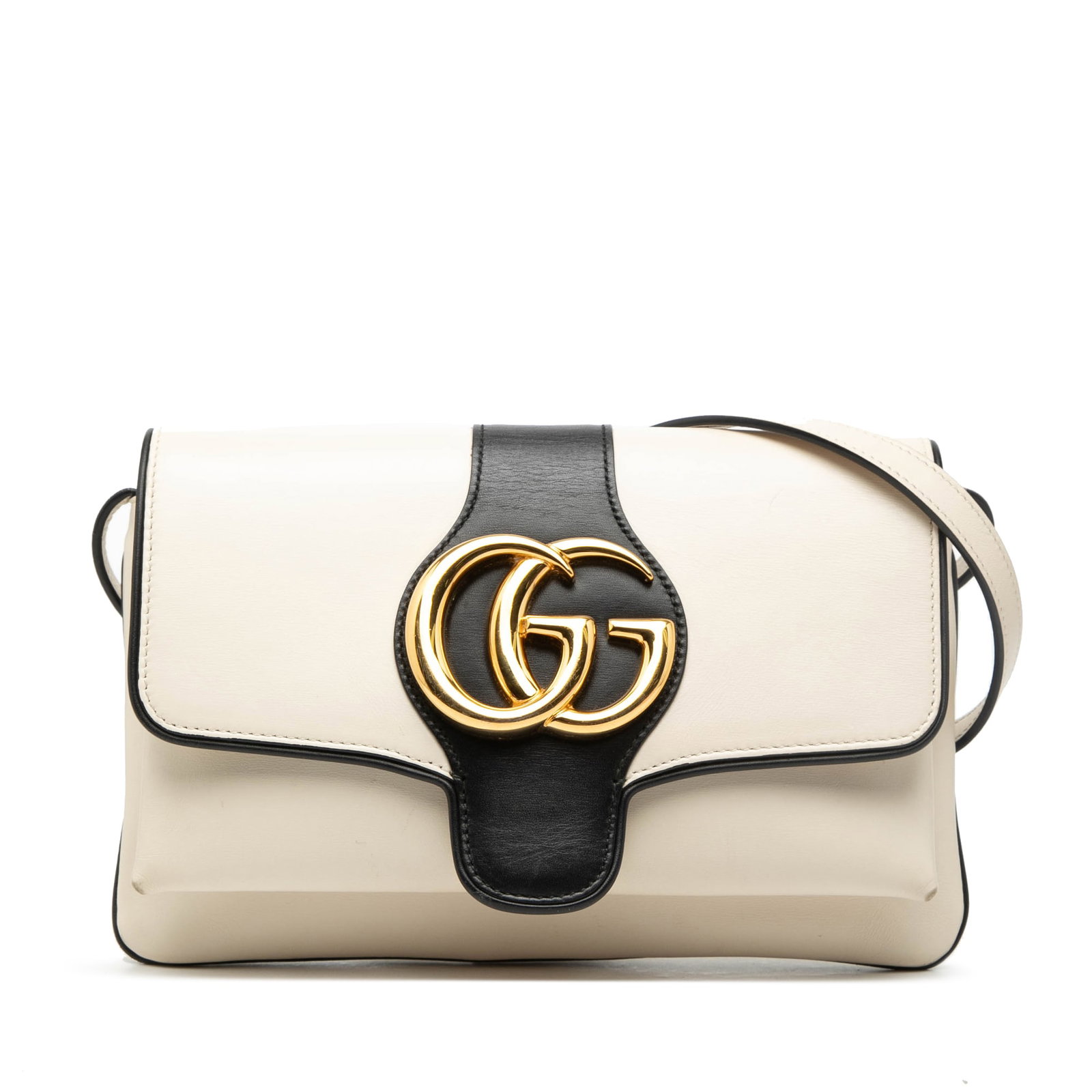 Gucci Arli Small White Leather Crossbody Bag with Adjustable Strap (1 of 7)