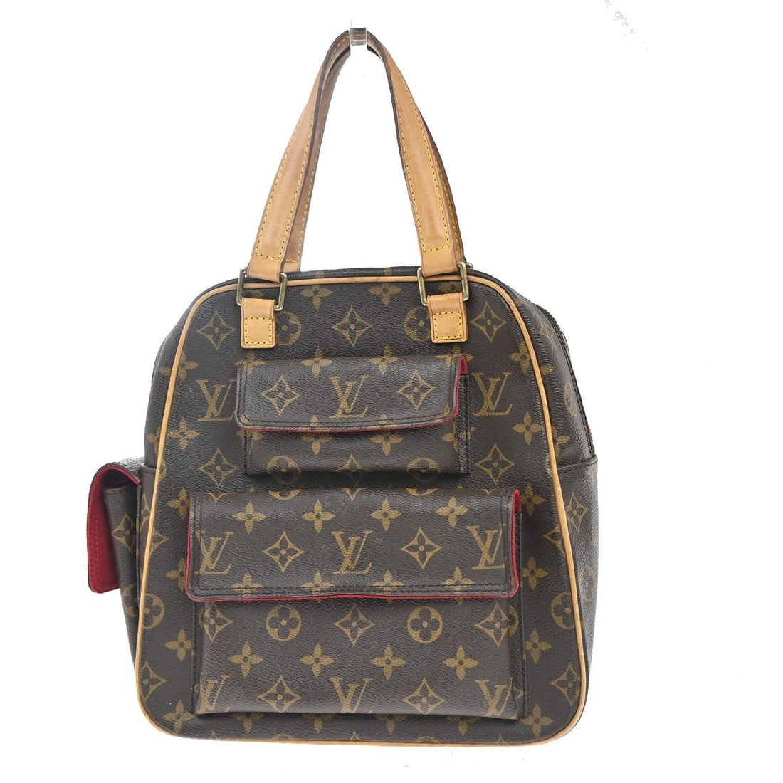 Excentri-Cite Brown Canvas Shoulder Bag by Louis Vuitton: Excentri-Cite Brown Canvas Shoulder Bag by Louis Vuitton The Louis Vuitton Excentri-Cite Handbag is crafted from signature brown monogram canvas and designed for women. Made in France, this handbag fe