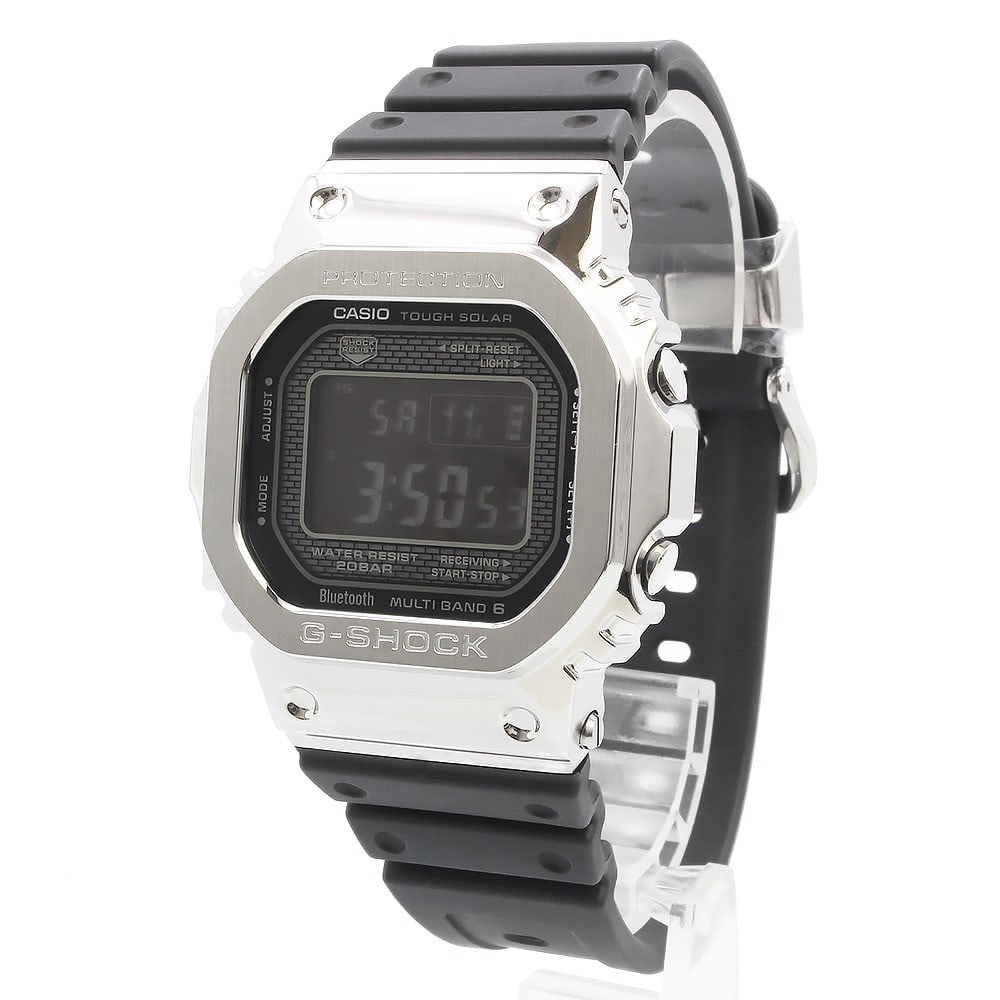 Casio G Shock Bluetooth Tough Solar Stainless Steel Watch GMW-B5000-1JF (1 of 6)