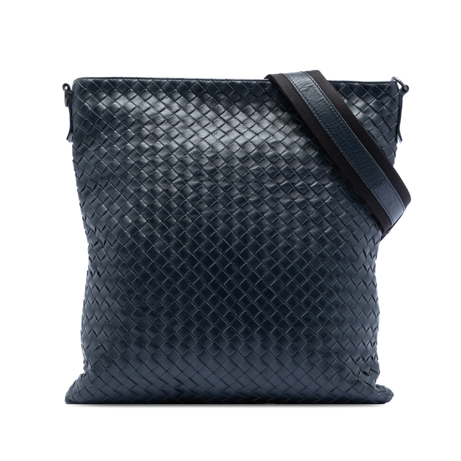 Nappa Intrecciato VN Woven Leather Crossbody Bag by Bottega Veneta (1 of 8)