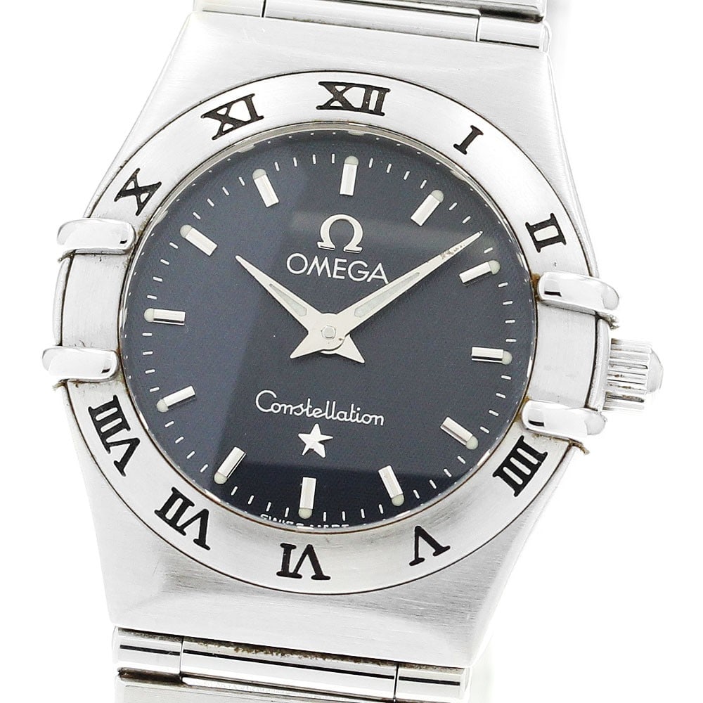 Omega Constellation 1562.40 Quartz Stainless Steel Ladies Watch: Omega Constellation 1562.40 Quartz Stainless Steel Ladies Watch This OMEGA Constellation Quartz women's wristwatch features a stainless steel case and bracelet with a gray dial. The watch is powered b