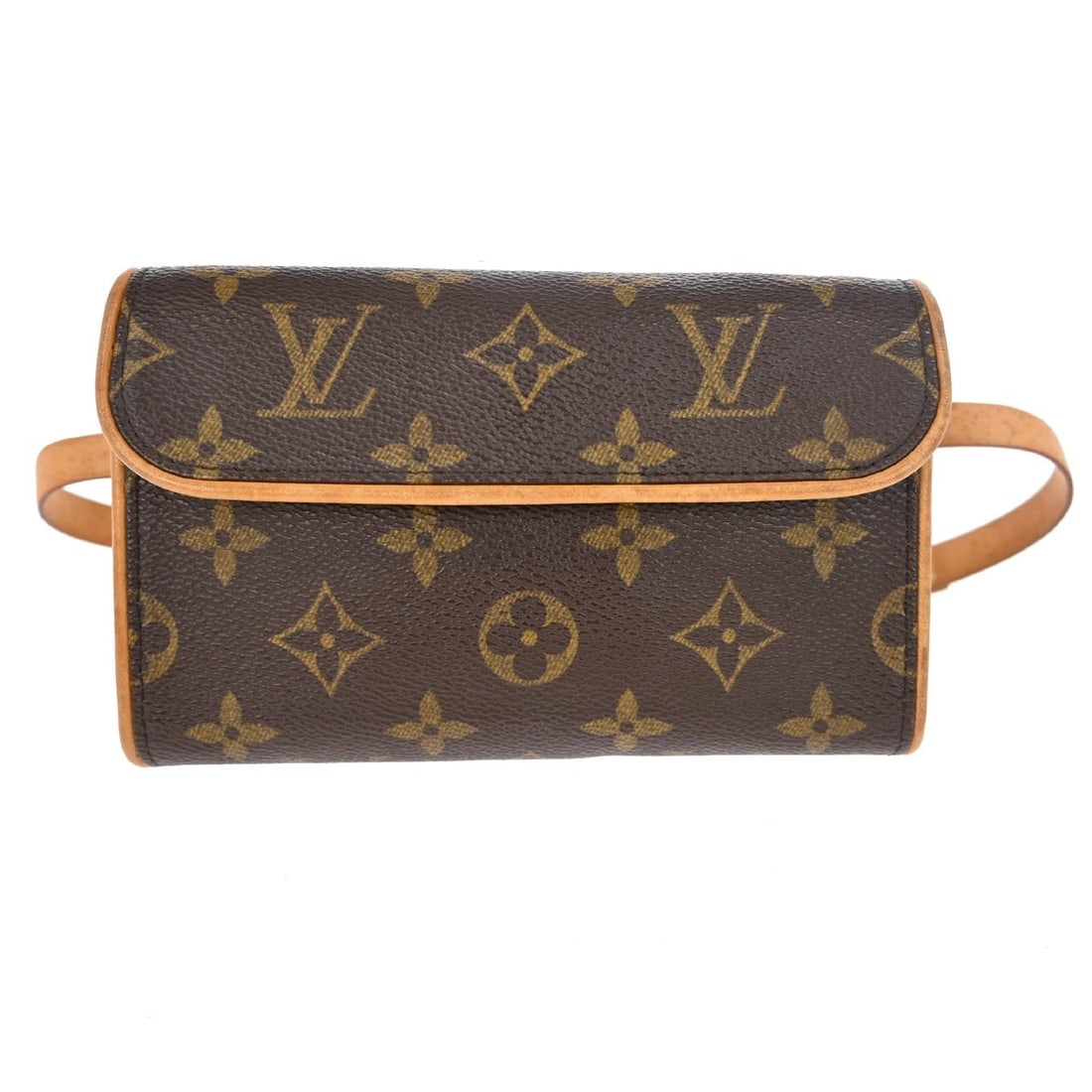 Louis Vuitton Pochette Florentine Monogram Canvas Small Bum Bag M51855: Louis Vuitton Pochette Florentine Monogram Canvas Small Bum Bag M51855 The Louis Vuitton Pochette Florentine Bum Bag features the iconic monogram canvas leather exterior with a brown color and beige A