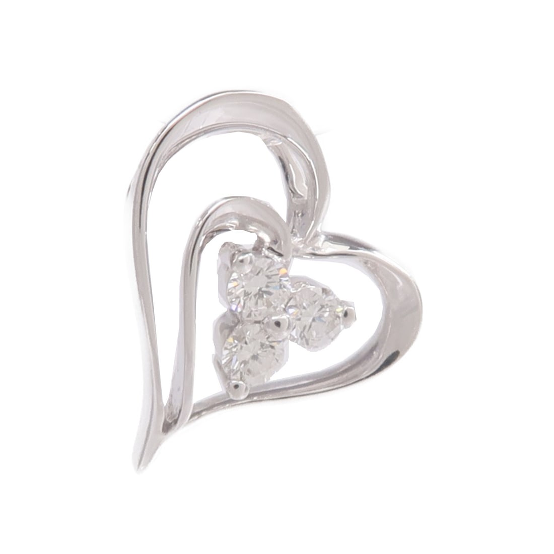 Diamond Pendant Top in 18K White Gold JEWELRY: Diamond Pendant Top in 18K White Gold JEWELRY This elegant pendant top features a sparkling diamond set in 18K white gold. Designed for women, it offers a sophisticated and timeless look suitable for 