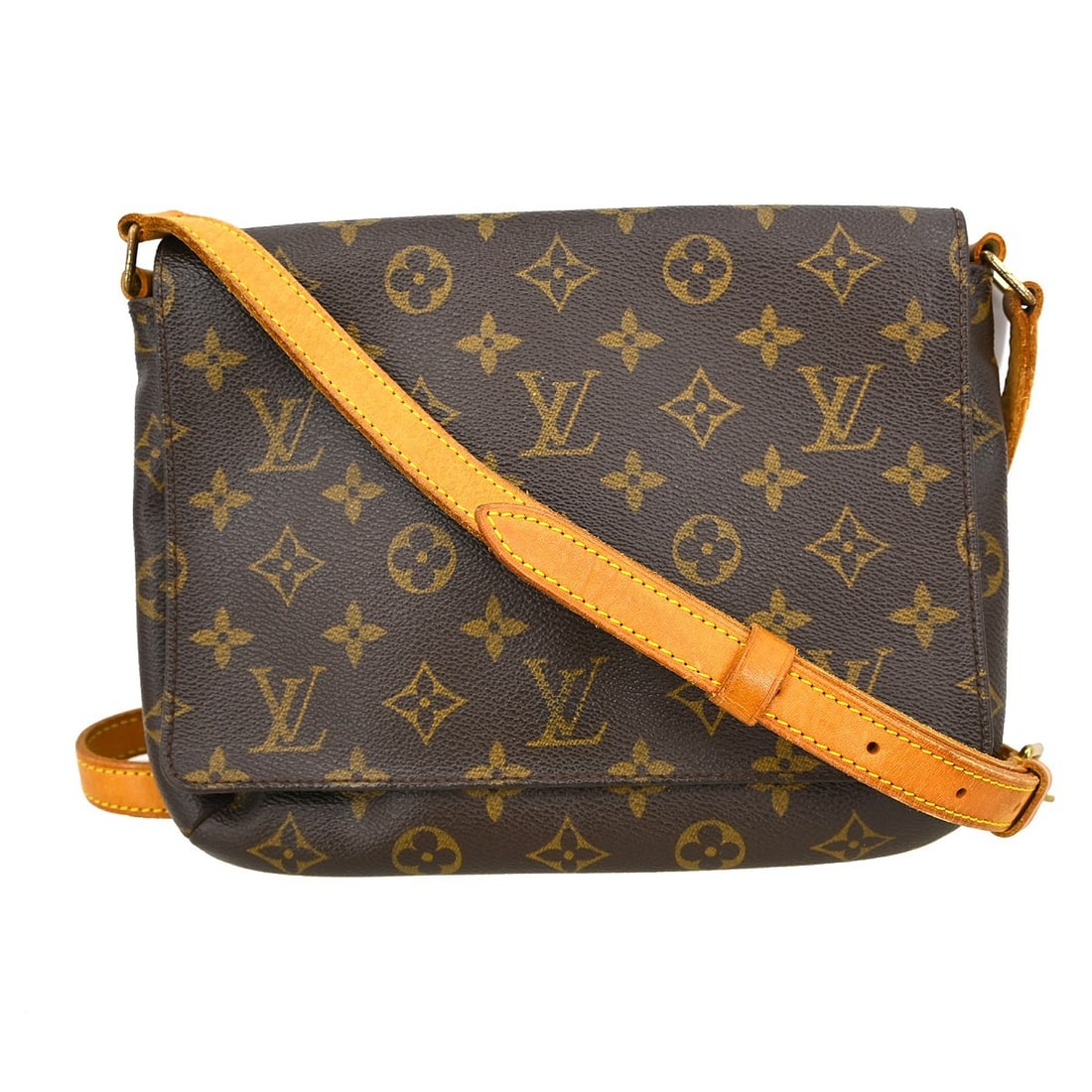 Louis Vuitton Musette Tango Monogram Canvas Shoulder Bag M51388 Brown: Louis Vuitton Musette Tango Monogram Canvas Shoulder Bag M51388 Brown This Louis Vuitton Musette Tango Long Shoulder Bag features the iconic monogram canvas leather with brown exterior and Alcantara l