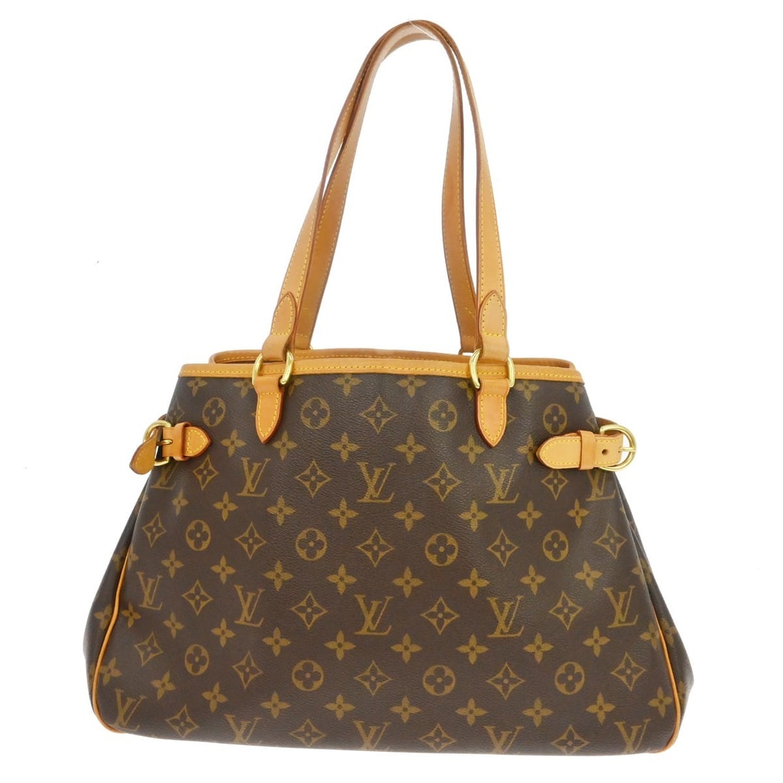 Louis Vuitton Batignolles Horizontal Monogram Canvas Tote Bag: Louis Vuitton Batignolles Horizontal Monogram Canvas Tote Bag This is a vintage Louis Vuitton Batignolles Horizontal tote bag featuring the iconic monogram canvas leather exterior. The bag has a mediu